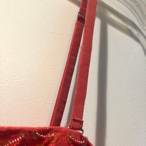 VERTY party/prom dress in Coral colour. Size S - Picture 4 of 9